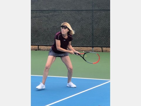 Left photo of tennis players