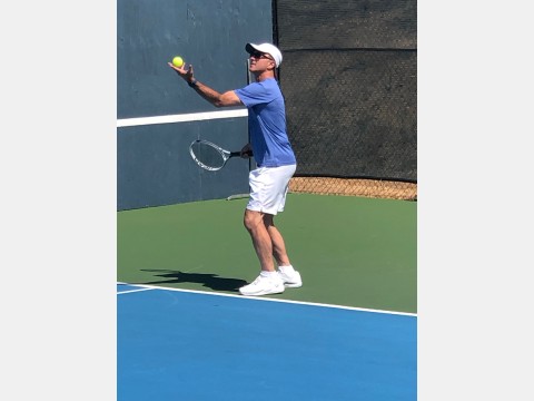 Right photo of tennis players