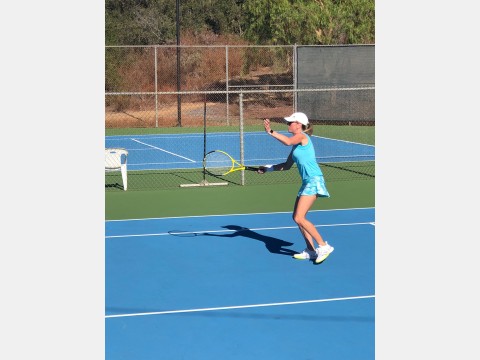 Right photo of tennis players