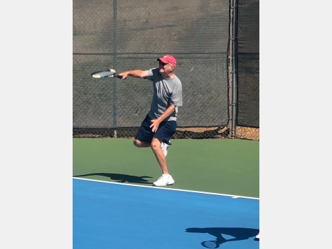 Right photo of tennis players