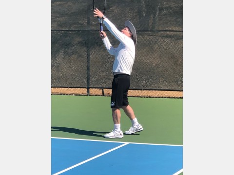 Right photo of tennis players