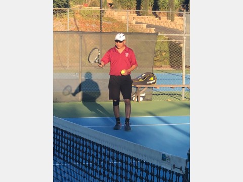 Right photo of tennis players