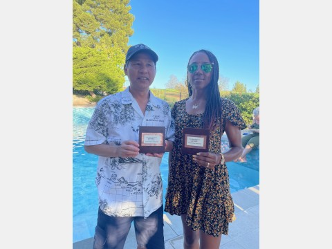 Left photo of tennis players