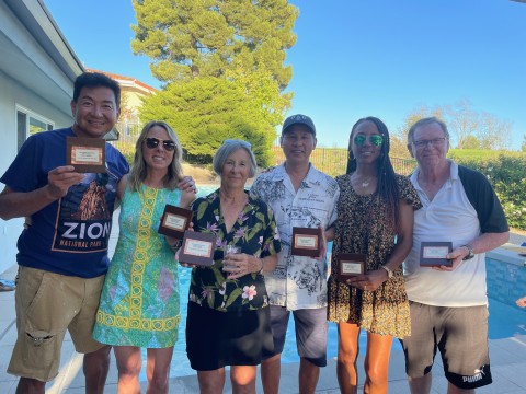 Right photo of tennis players